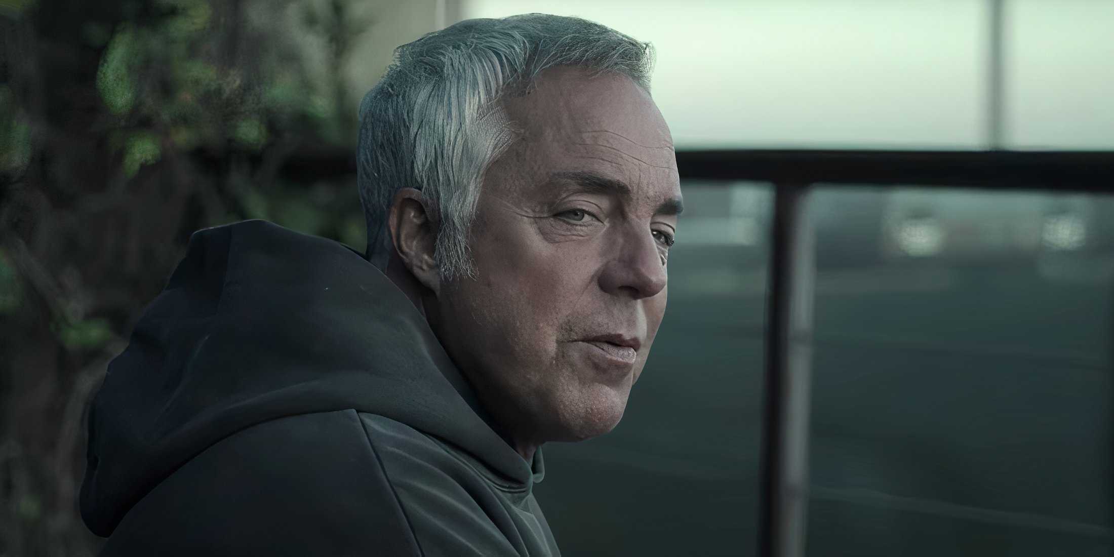 Titus Welliver as Harry Bosch looking off to the side in Bosch Legacy season 3