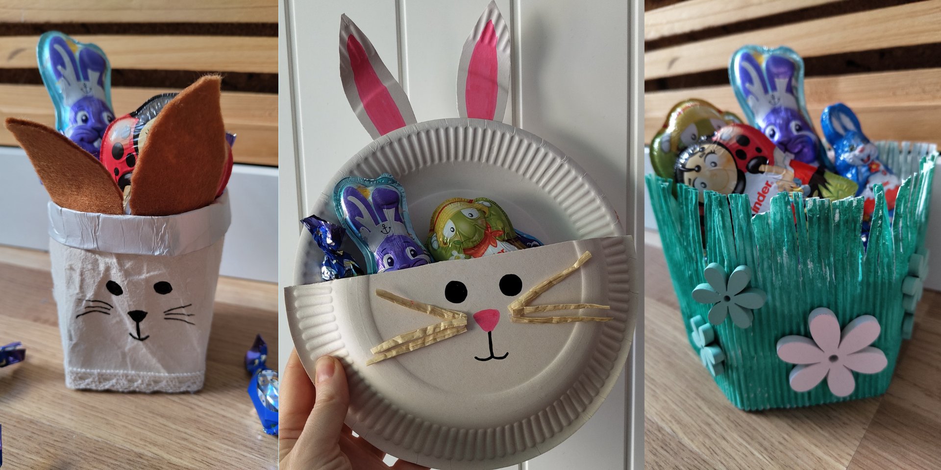 Bastelspaß zu Ostern: 4 DIY-Ideen für süße Osternester mit Kindern