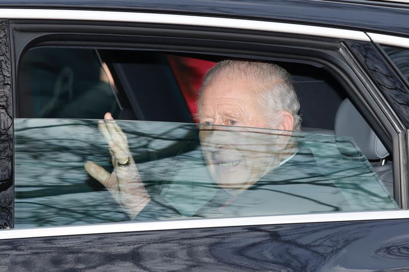 King Charles III seen in public for first time since hospitalization(02)