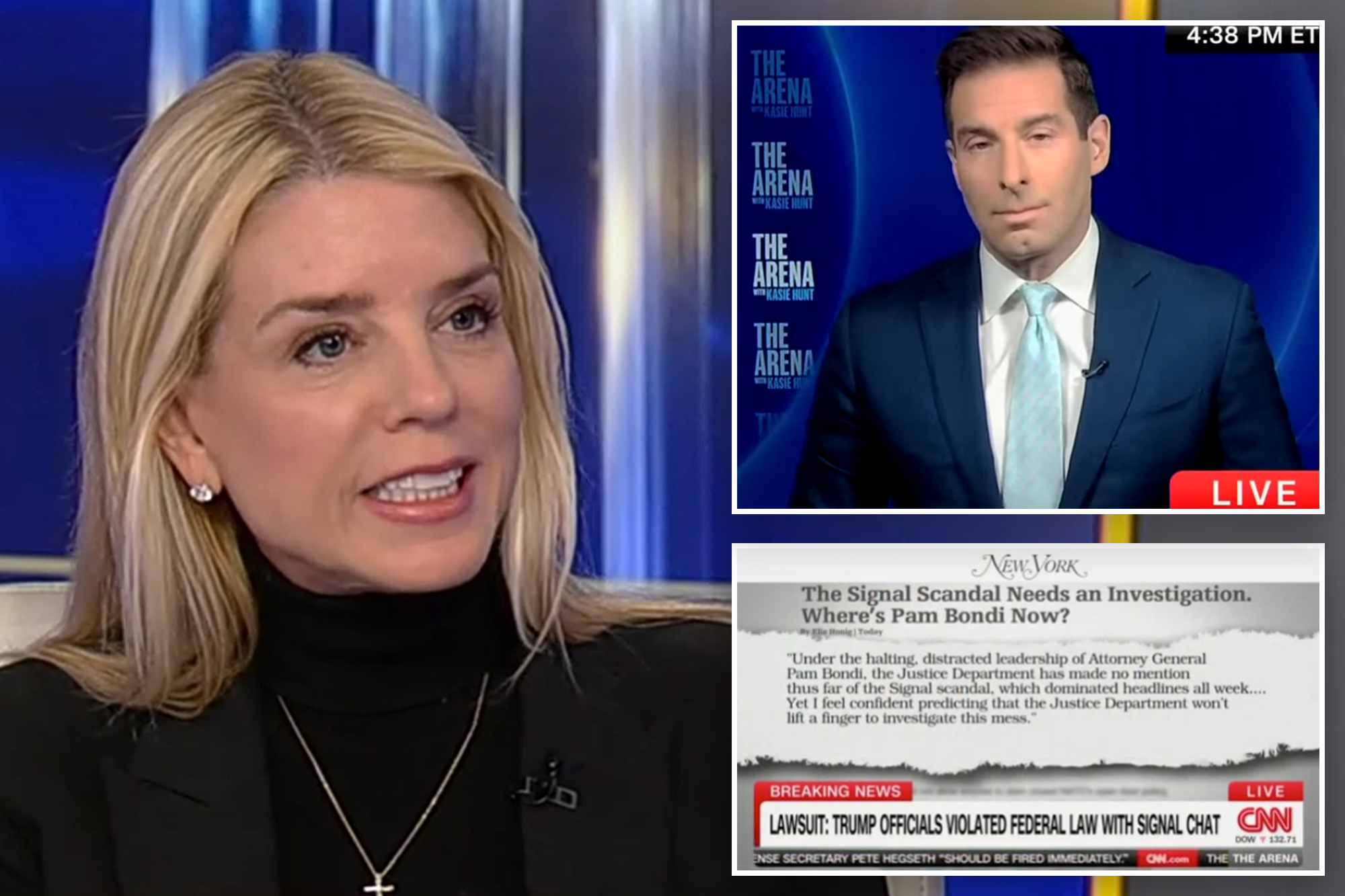 AG Pam Bondi slams CNN analyst’s call to probe Signal leak ‘There’s a