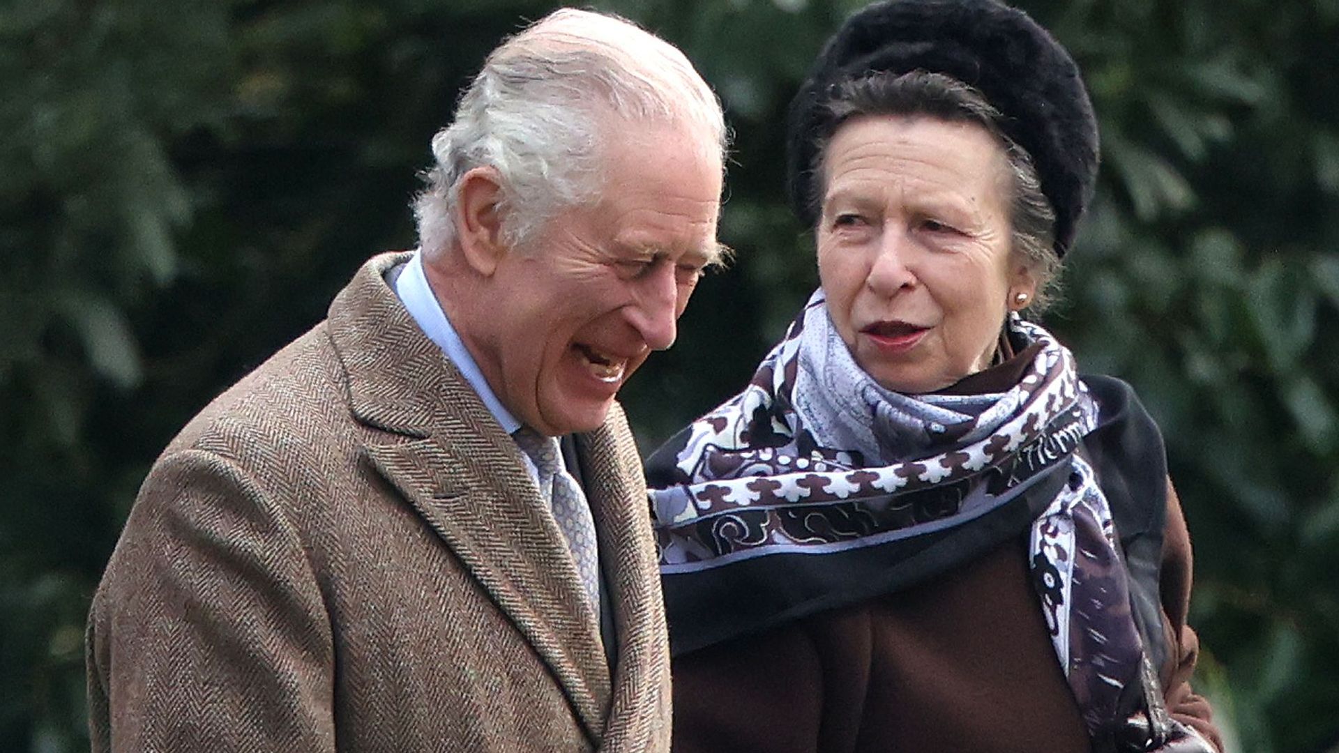 Princess Anne visits King Charles following hospitalisation