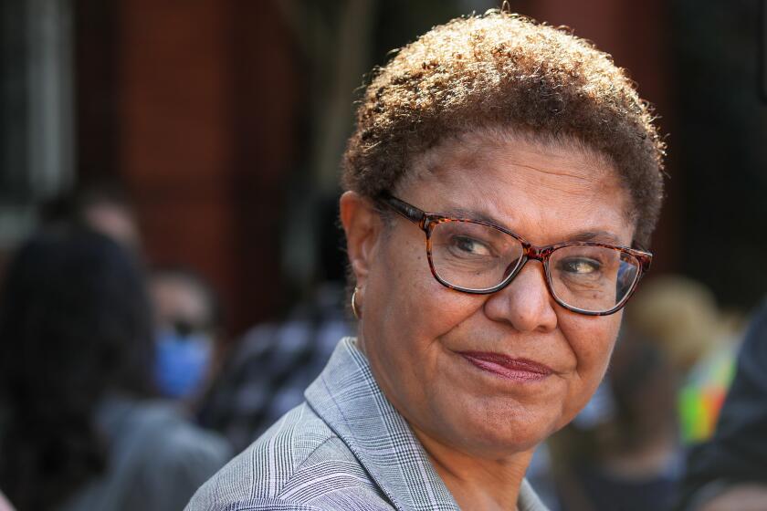 L.A. Times sues city over Mayor Bass' deleted text messages during fire