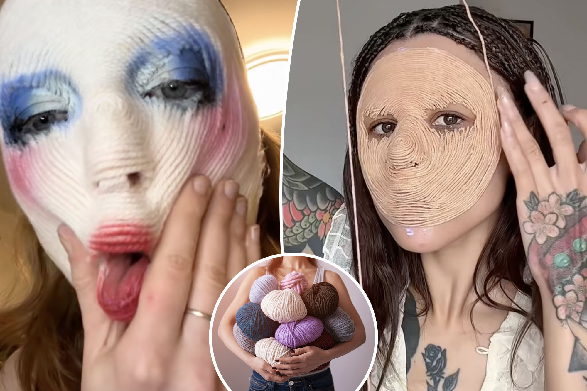 Bizarre ‘yarn makeup’ trend will give you nightmares ‘Say hello to