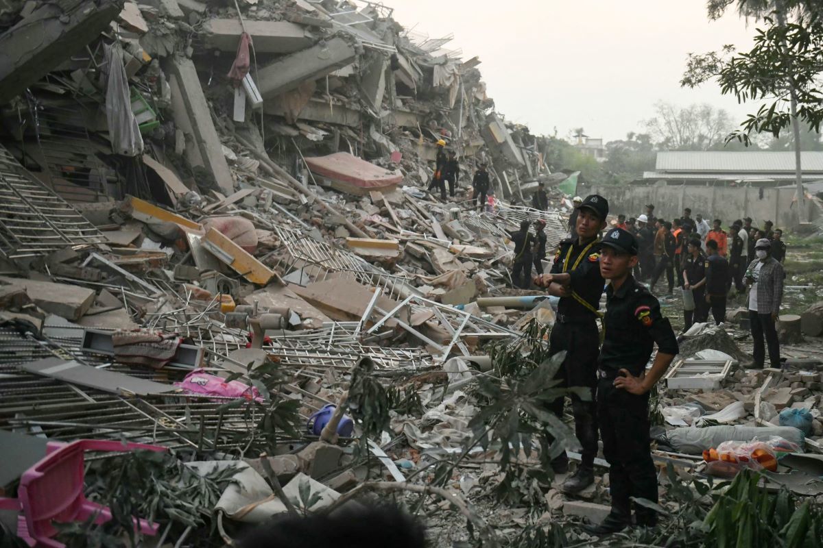 Myanmar earthquake death toll climbs above 1,600; rescue efforts intensify