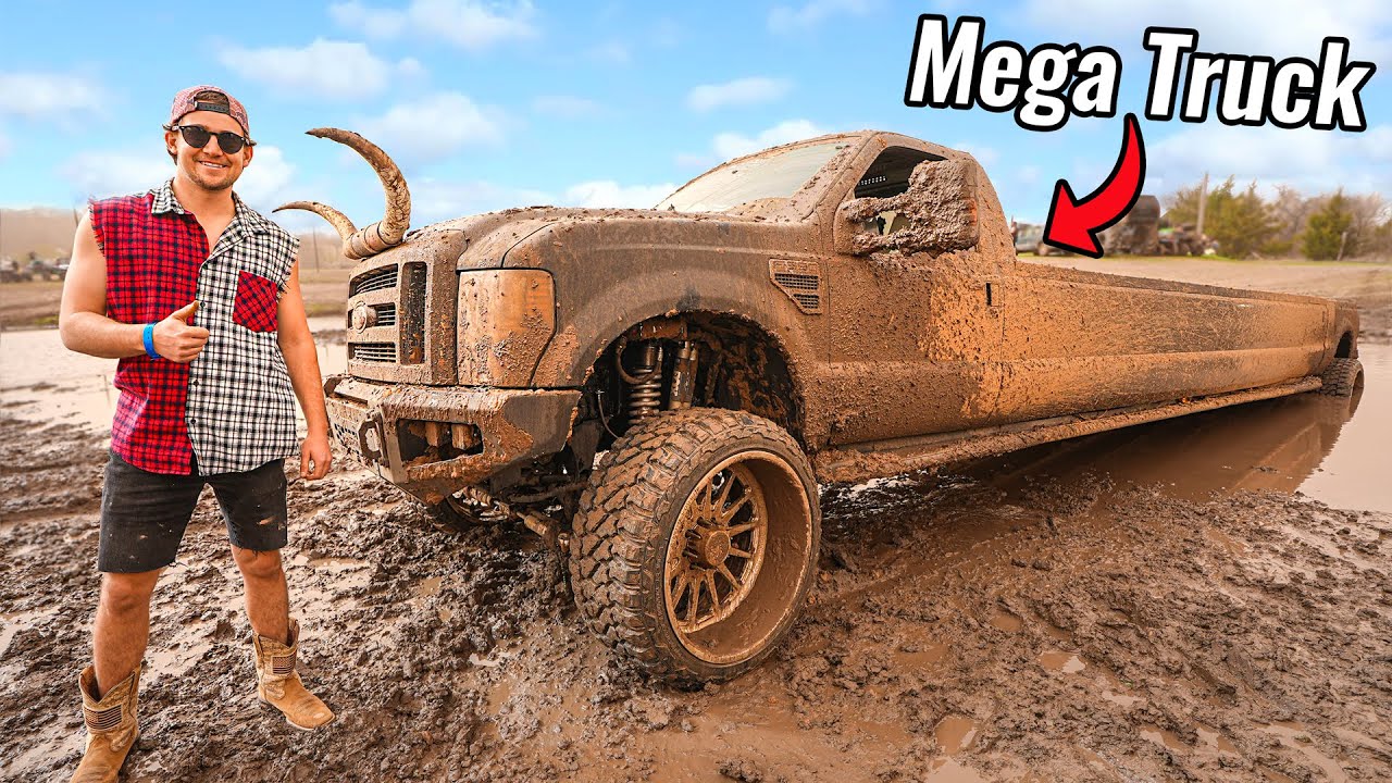 Worlds Longest Pickup Truck Mudding рџ ґ