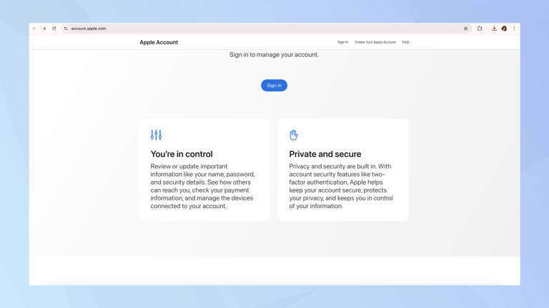 How to set up Apple Id - Visit Apple's website 
