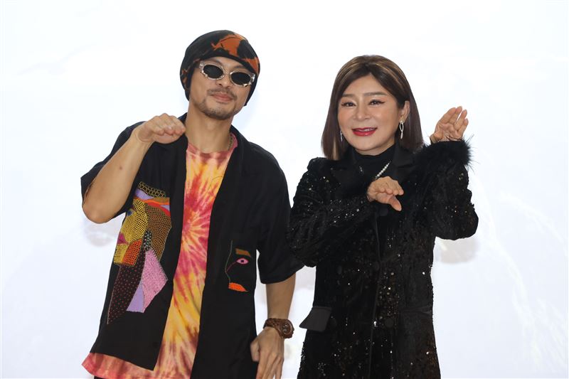 王彩樺與黃明志出席挺自由愛台灣演唱會（圖／記者鄭孟晃攝）