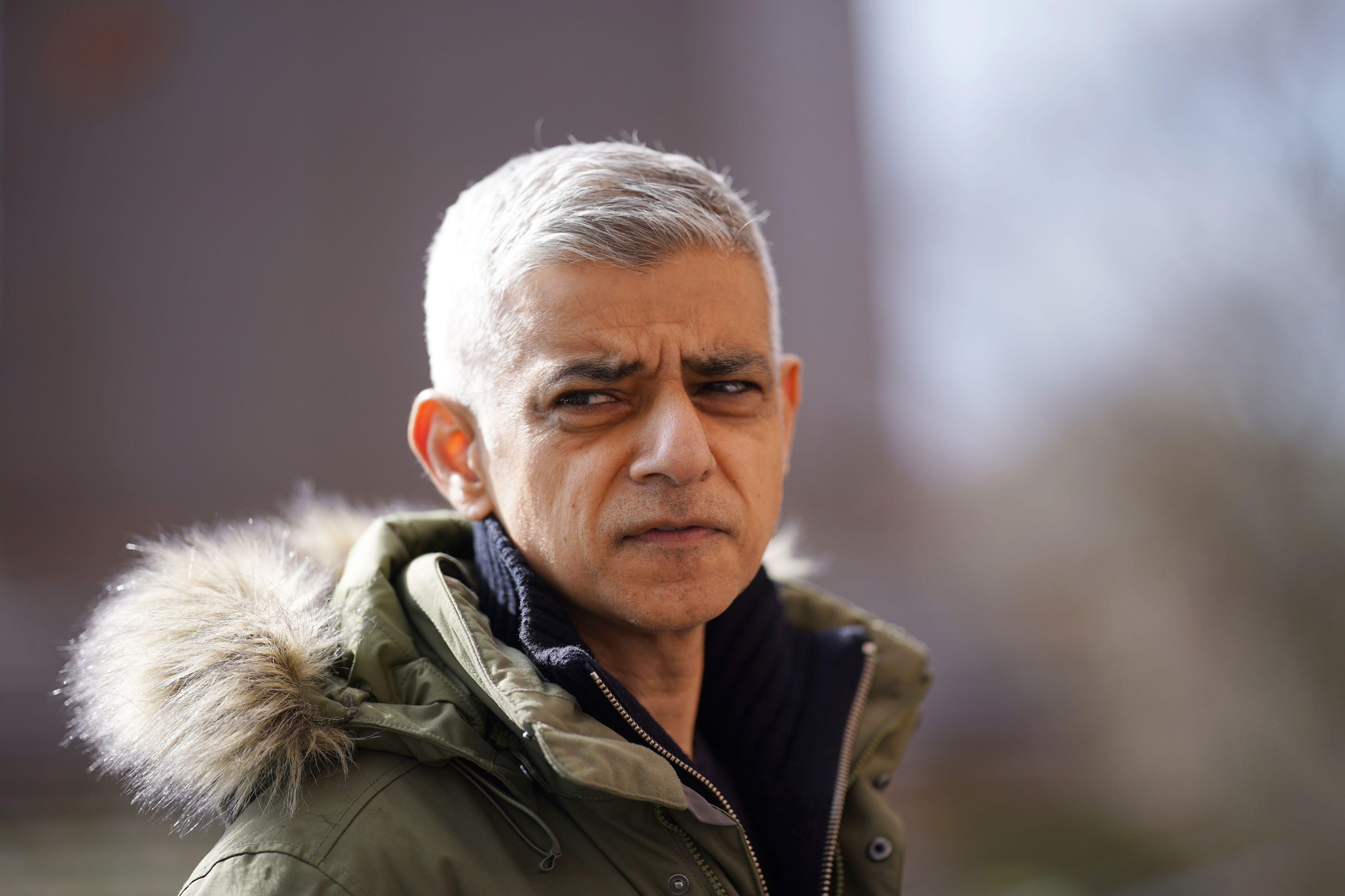 Saqiq Khan, on a visit to Walthamstow, has been mayor since 2016 (Yui Mok/PA Wire)