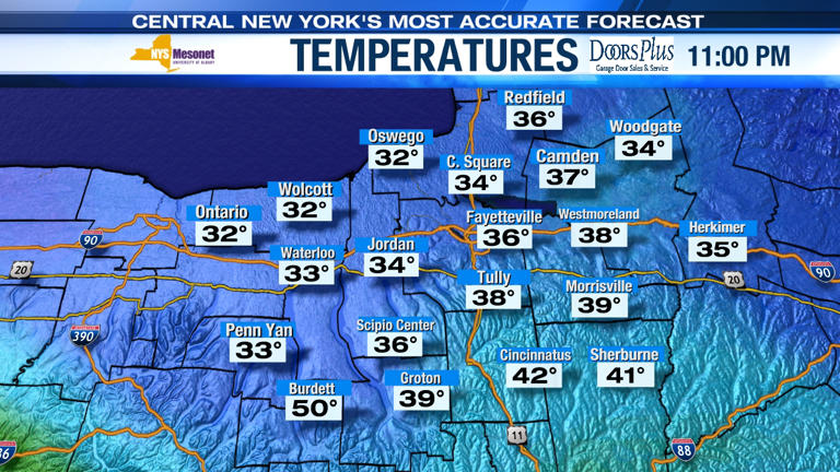 New: Winter storm warnings up for parts of CNY