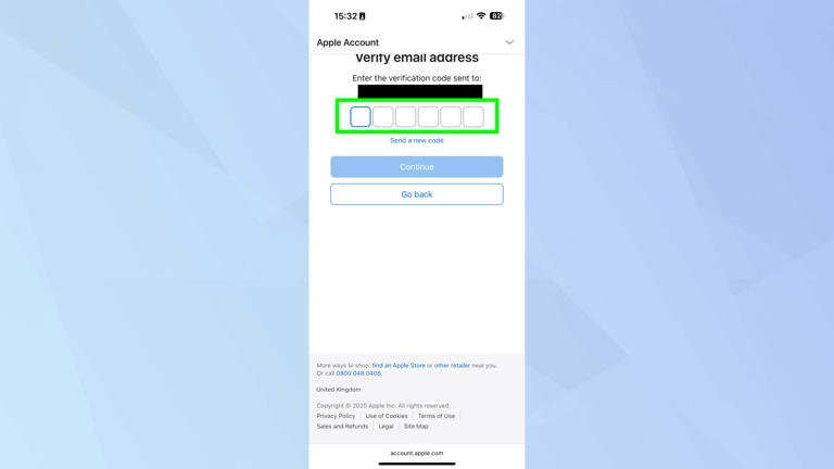 Verify your Apple Account