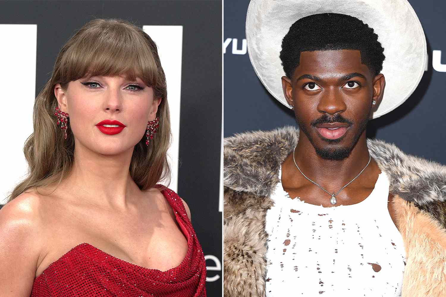 Jeff Kravitz/FilmMagic, Steve Granitz/FilmMagic Taylor Swift and Lil Nas X