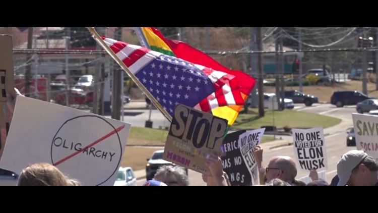 Global protests mark ‘Tesla Takedown Day’ as thousands rally, including