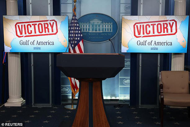 The Associated Press was barred access to some of President Donald Trump's events, as well as the Oval Office and Air Force One for continuing to use the term 'Gulf of Mexico' 