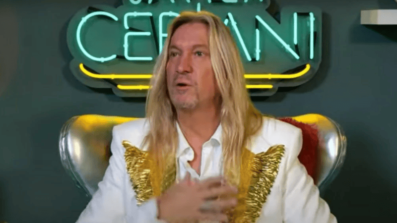 ¿Christian Nodal sigue pensando en Belinda? Confunde el nombre de su amada esposa con el de La Patrona. Foto captura video