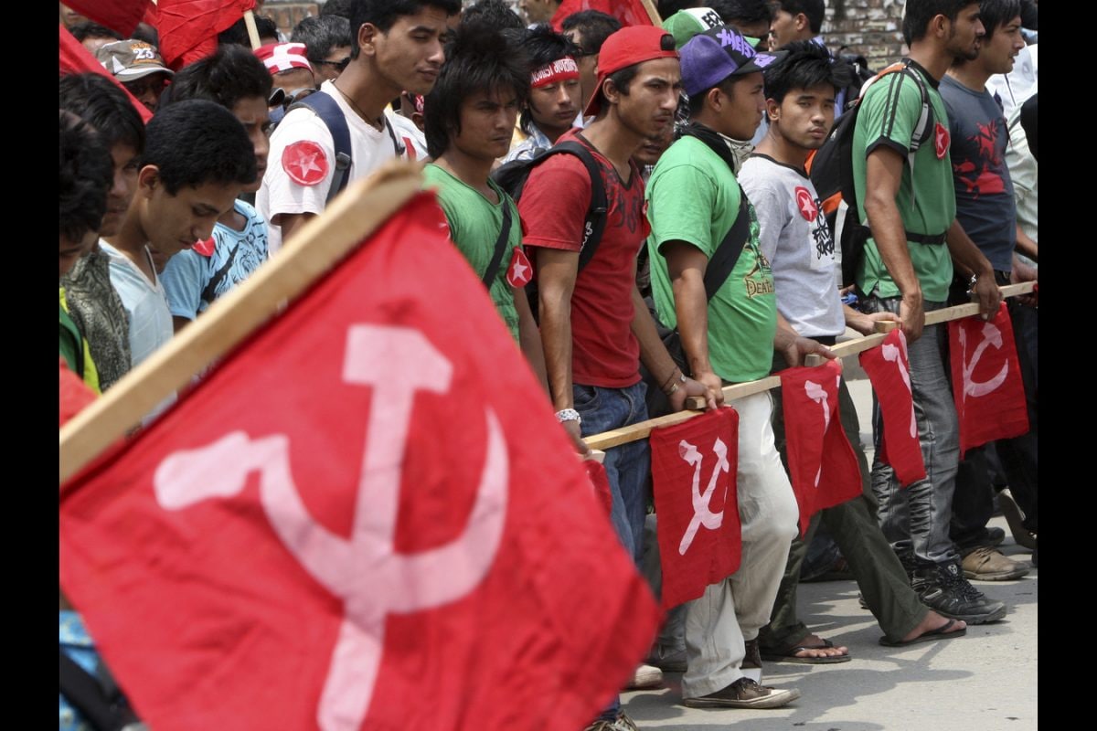 The Communist Party of Nepal (Maoist) played a crucial role in creating favourable conditions for Muslim settlement, establishing legal environments with job quotas and funding for madrasas in 2015. (AFP)
