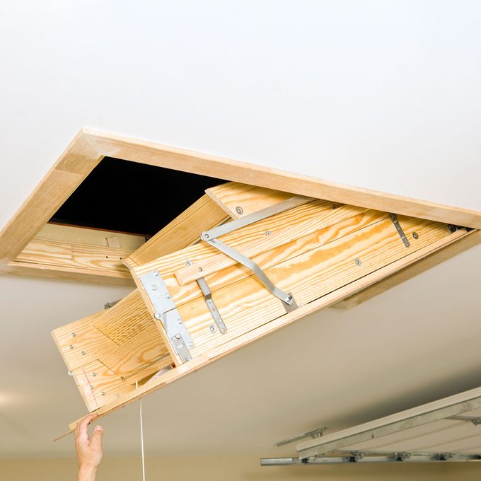 Fhm 9 Cool Upgrades For Your New Garage Attic Ladder Gettyimages 183853306 Ksedit