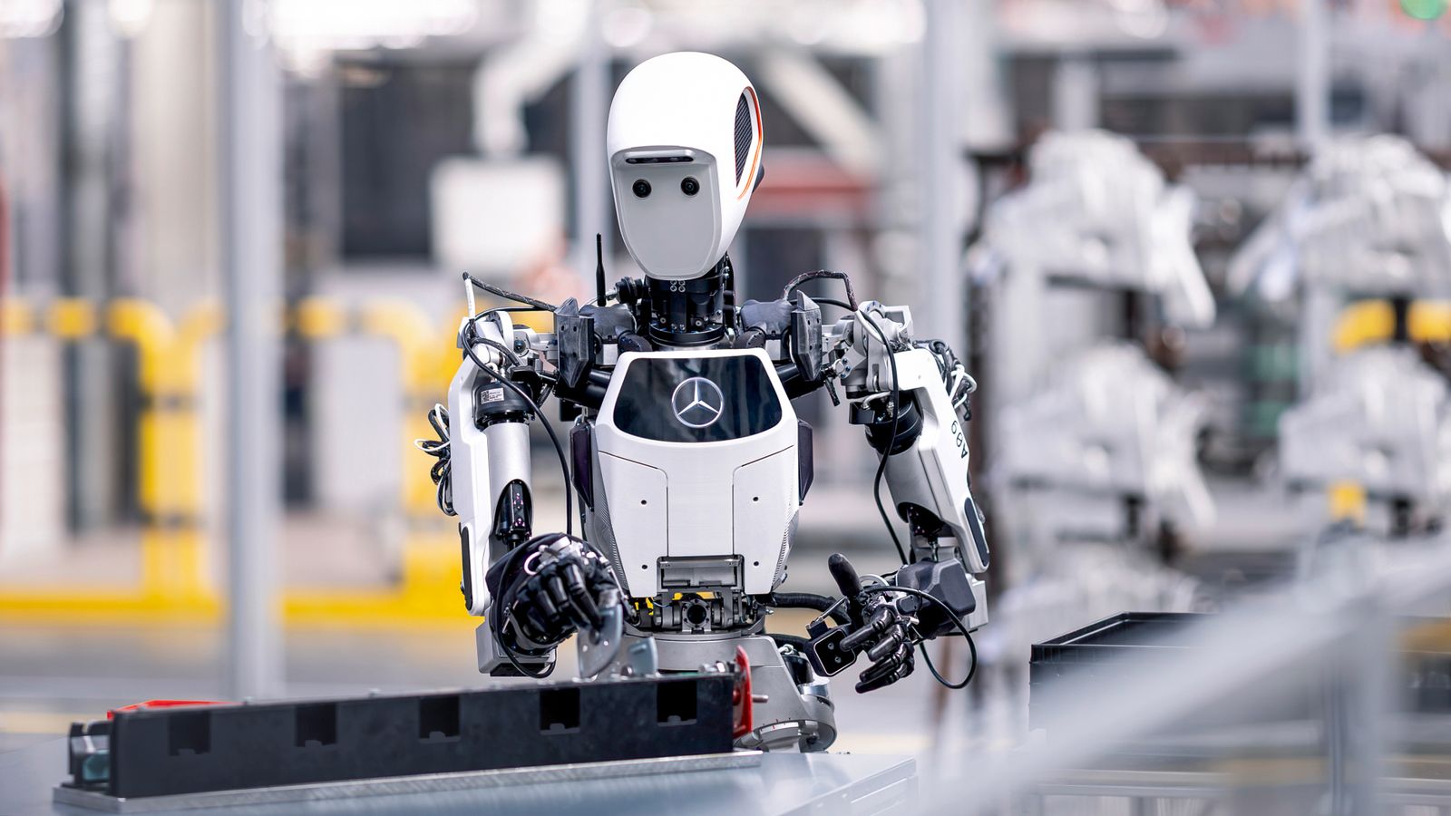 Mercedes-Benz has announced a multimillion-pound investment in humanoid robots. Pic: Mercedes-Benz