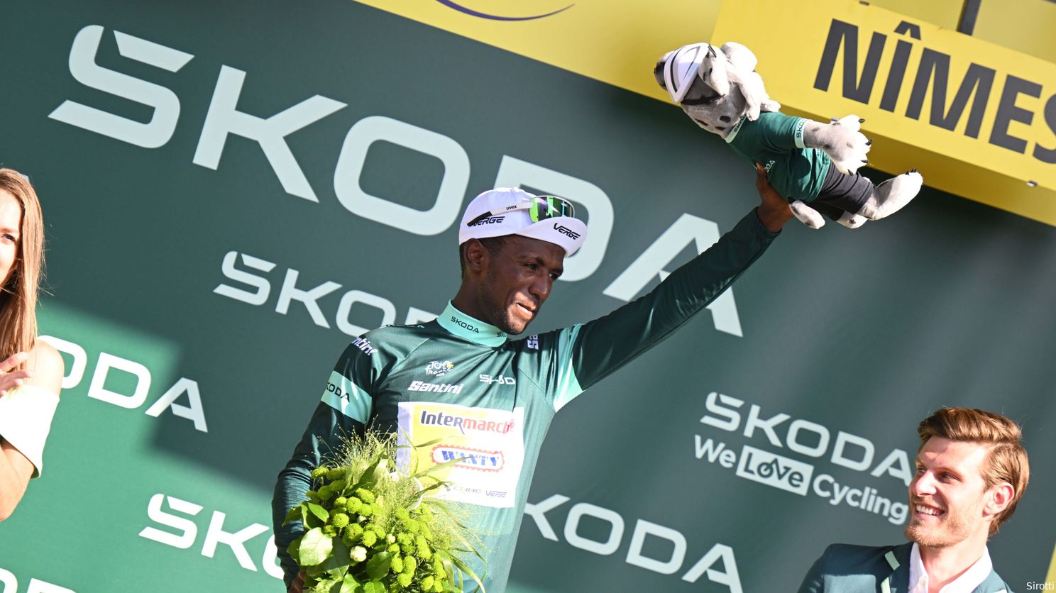 Girmay wist in de Tour van 2024 drie etappes op zijn naam te schrijven, en won daarmee het puntenklassement