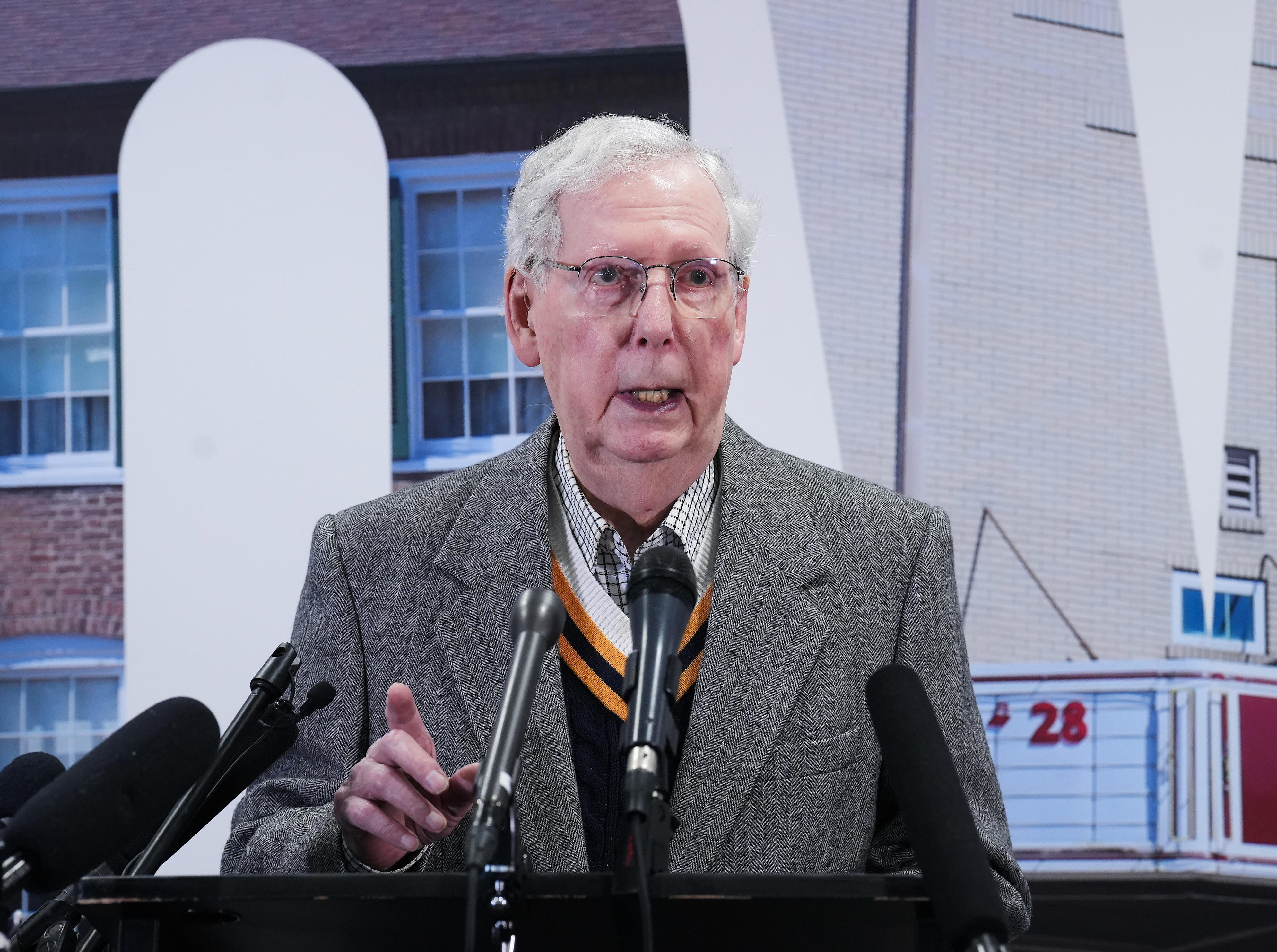 Sen. Mitch McConnell discharged from hospital, working from home