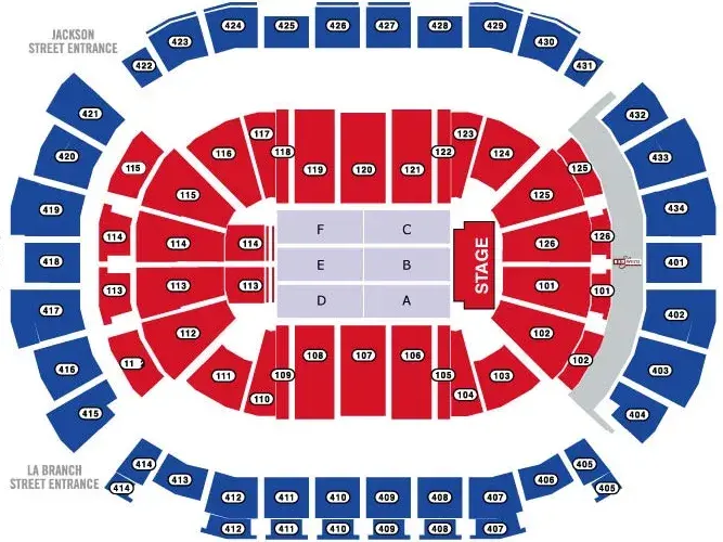 Toyota Center Guide: Upcoming events and concerts schedule, seating map ...
