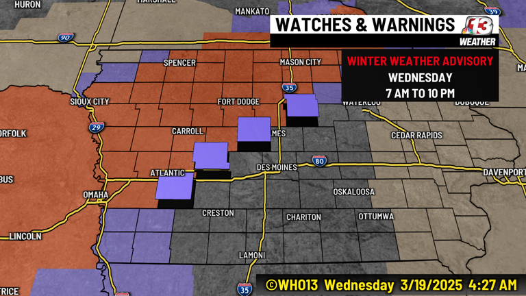 Winter isn’t done: Timing of blizzard conditions and strong winds in Iowa