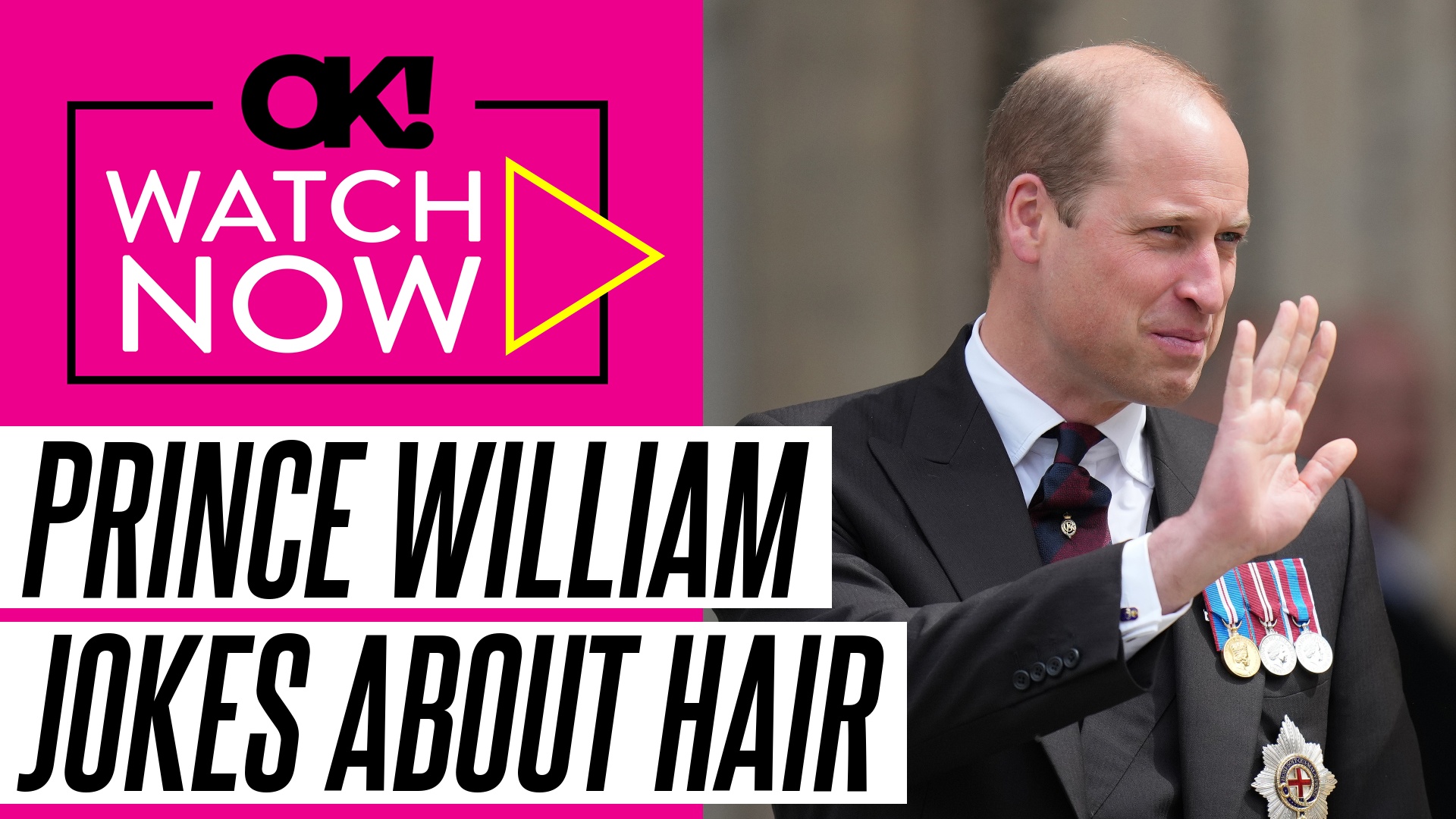 Prince William Pokes Fun at His Thinning Locks 'I Wish I Had Hair Like(01)
