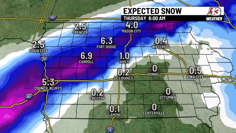 Winter isn’t done: Where in Iowa blizzard conditions and strong winds ...