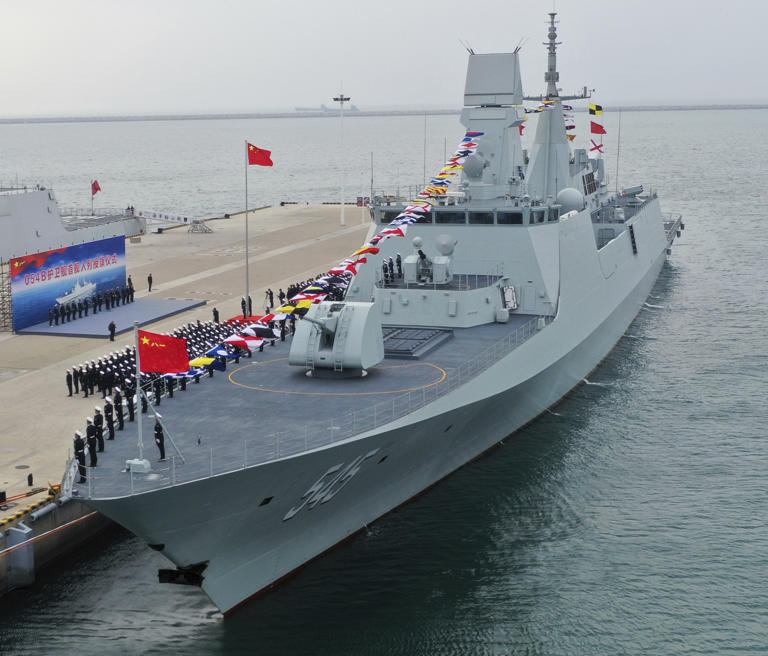 China's Newest Warship Stages Show of Force