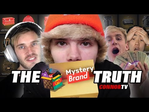 Truth on Mystery Brand Scam - PewDiePie Sponsored like Jake Paul & Rice Gum