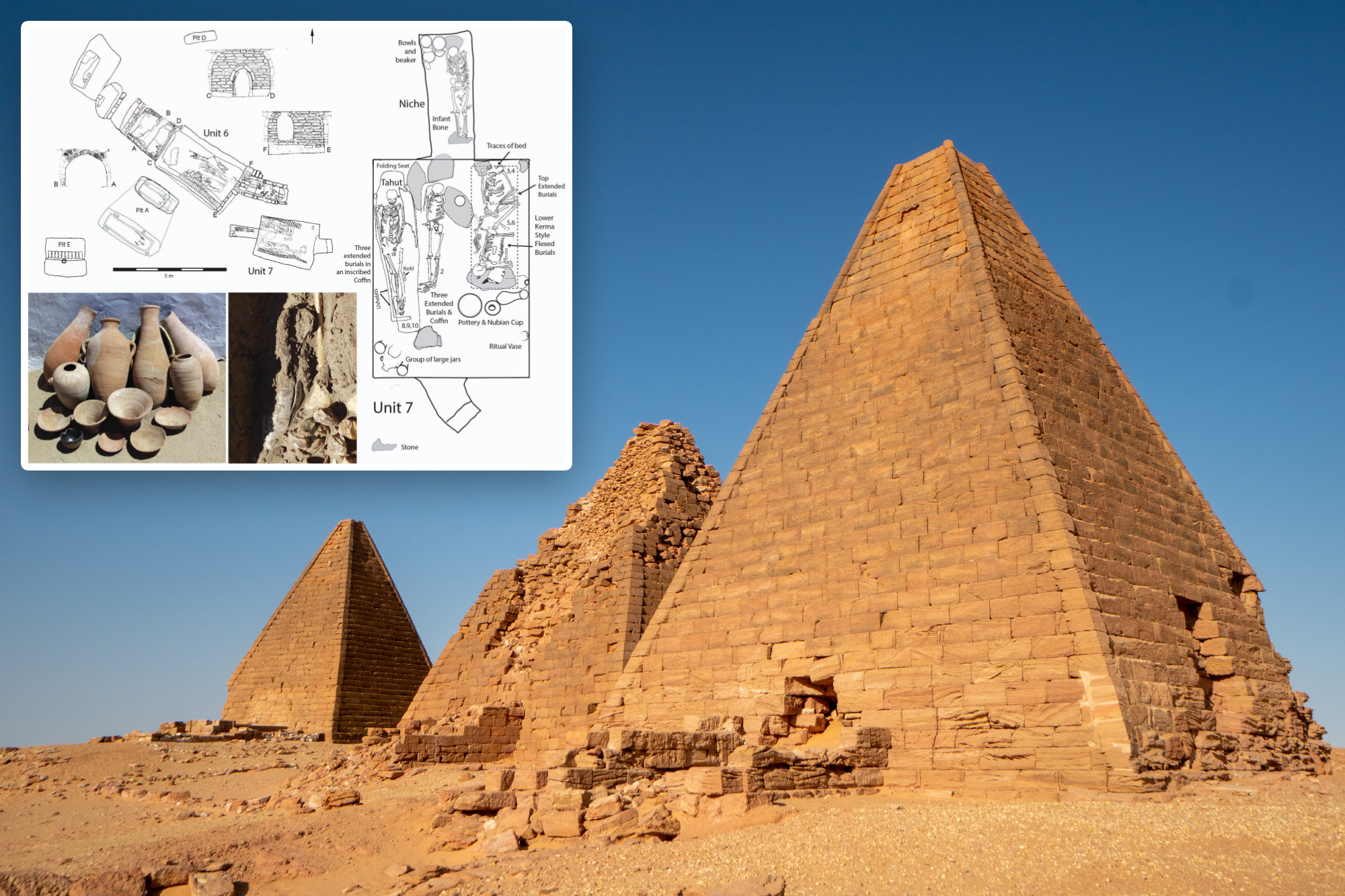 Hidden skeletons found in Egyptian pyramids reveal surprising