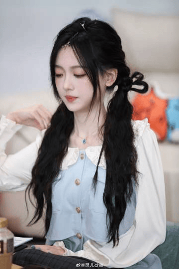 灵儿发布赛后返图：听说你们都在求我今天的发型教程？