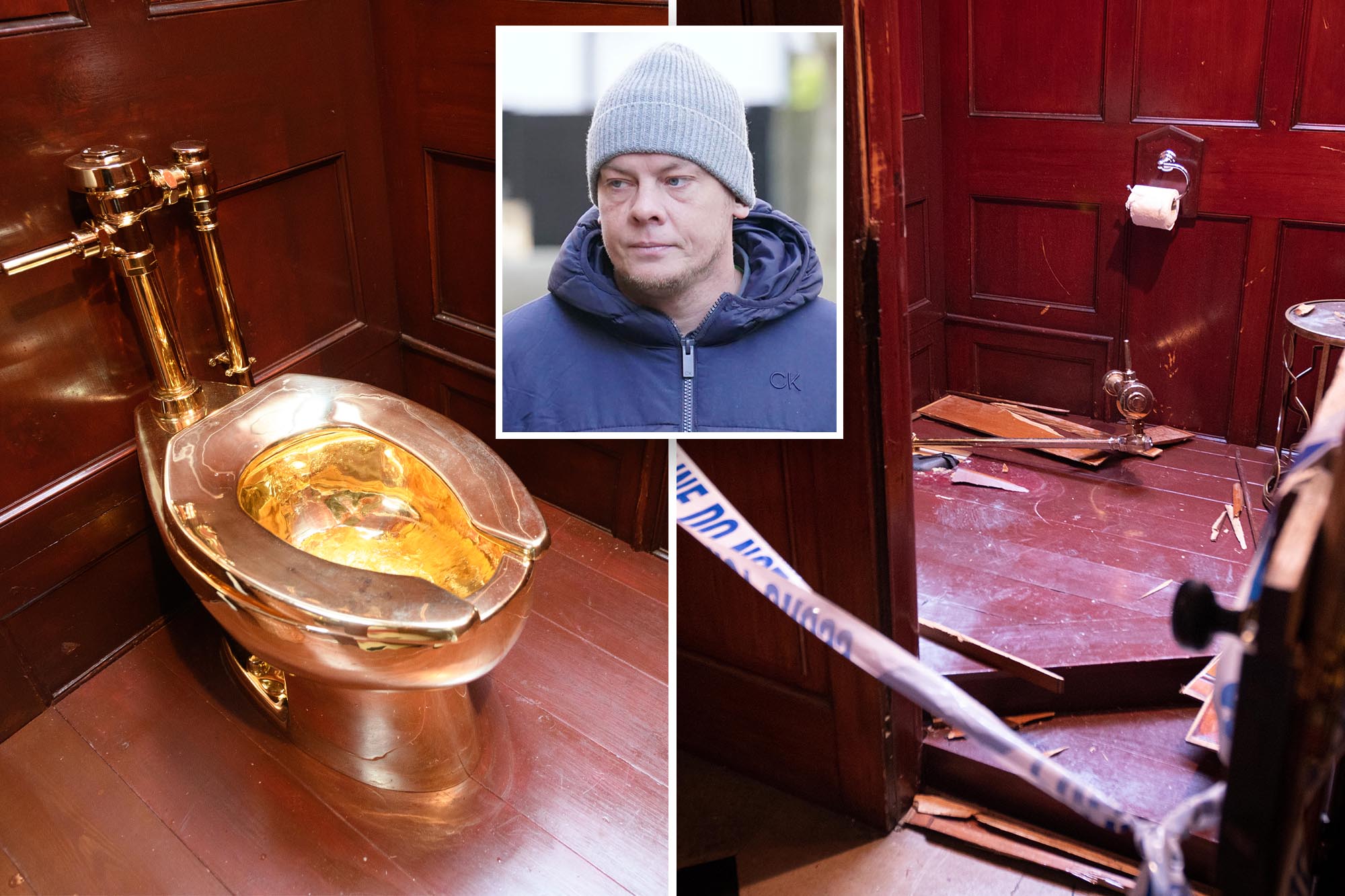 Two men found guilty in 6M golden toilet heist at English palace where