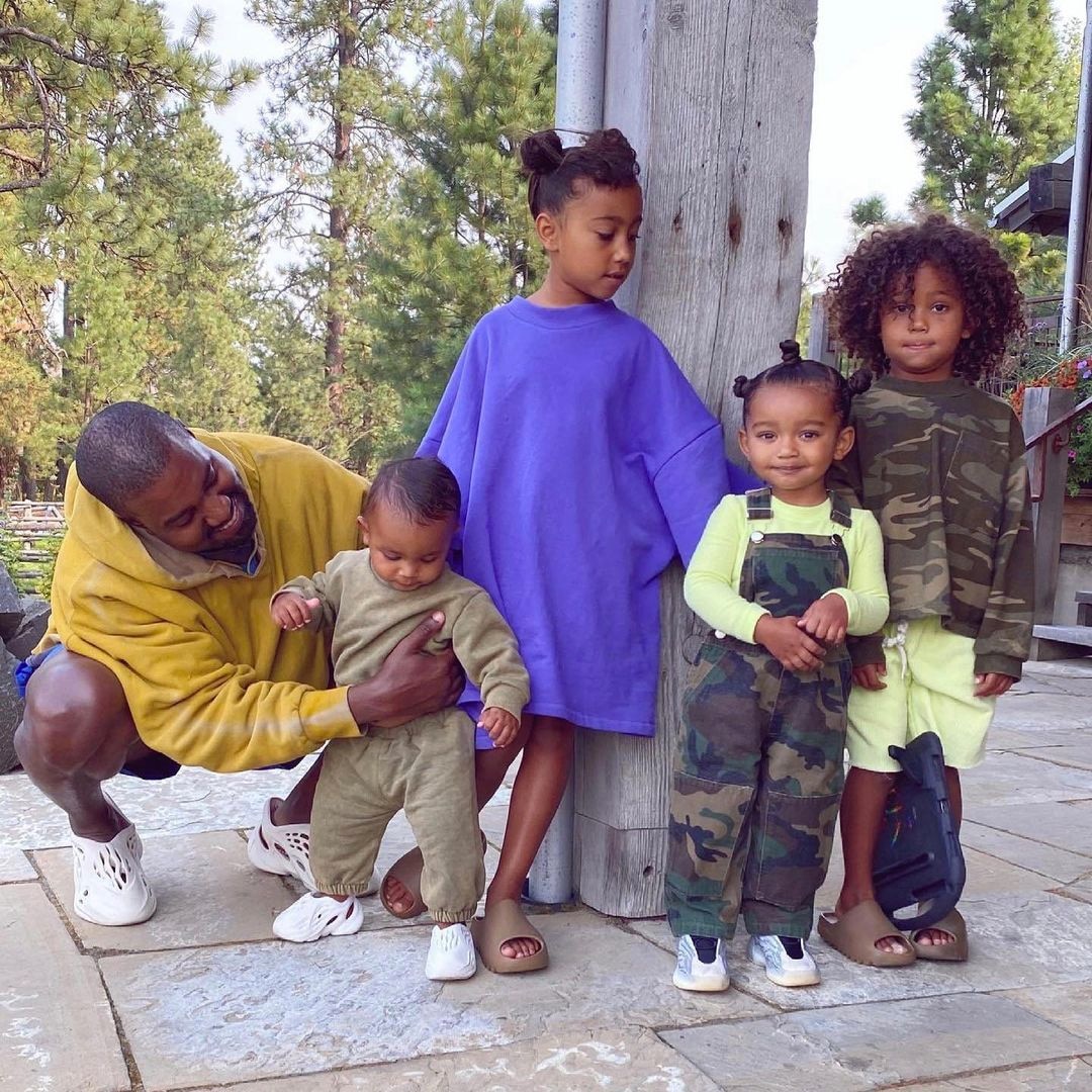 Kanye West, Kim Kardashian's Son Saint Appears in Surprise Album Video, image size:1080x1080