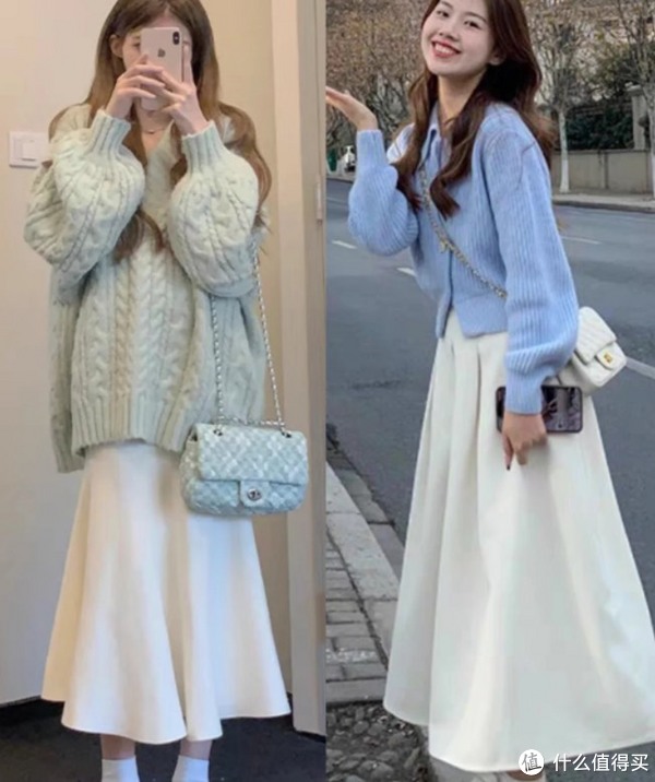 女生半身裙和连衣裙穿搭技巧