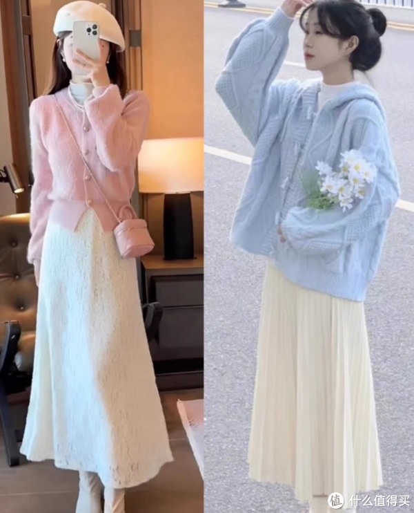 女生半身裙和连衣裙穿搭技巧