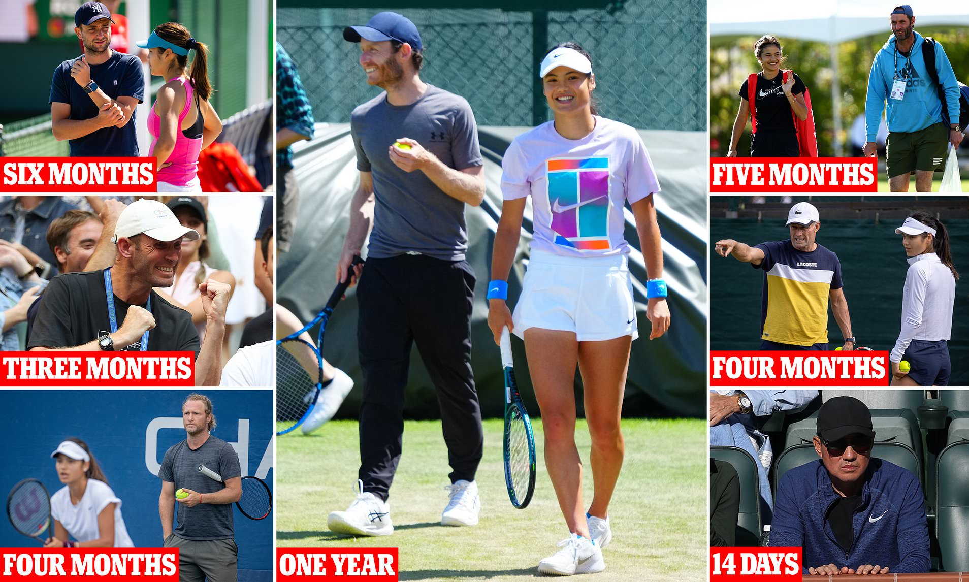 How Emma Raducanu Rapid-Fired Through Seven Coaches in Less Than Four Years How Emma Raducanu Rapid-Fired Through Seven Coaches in Less Than Four Years