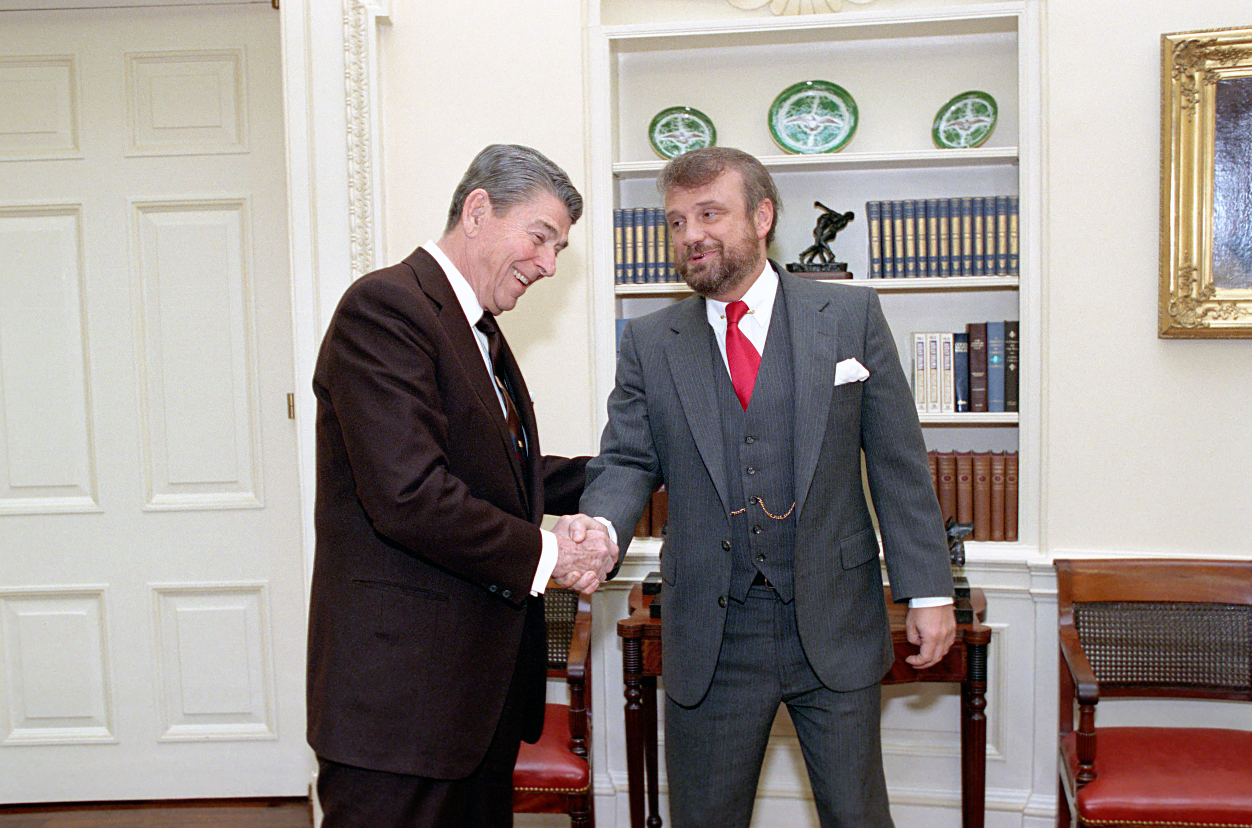 Anthony Dolan, who crafted some of Ronald Reagan's most memorable lines, passes
	