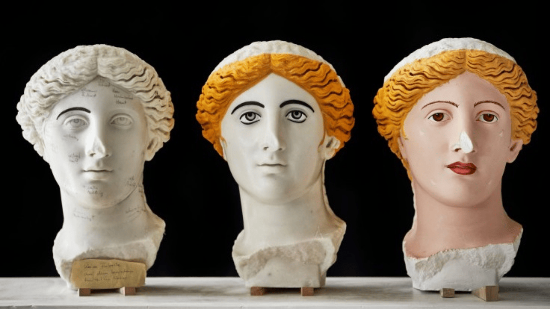 Contrary to popular belief, ancient Greek statues weren’t originally white