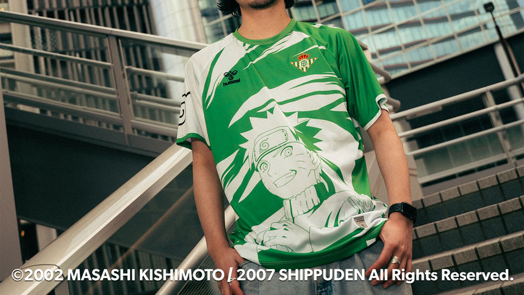 ベティス、超人気「NARUTO」とのコラボユニフォームを東京で発表！残念