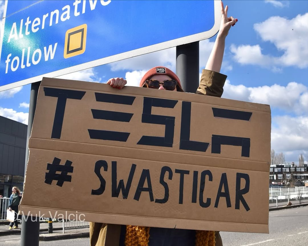 Why are anti-Elon Musk Tesla protests emerging in the UK?