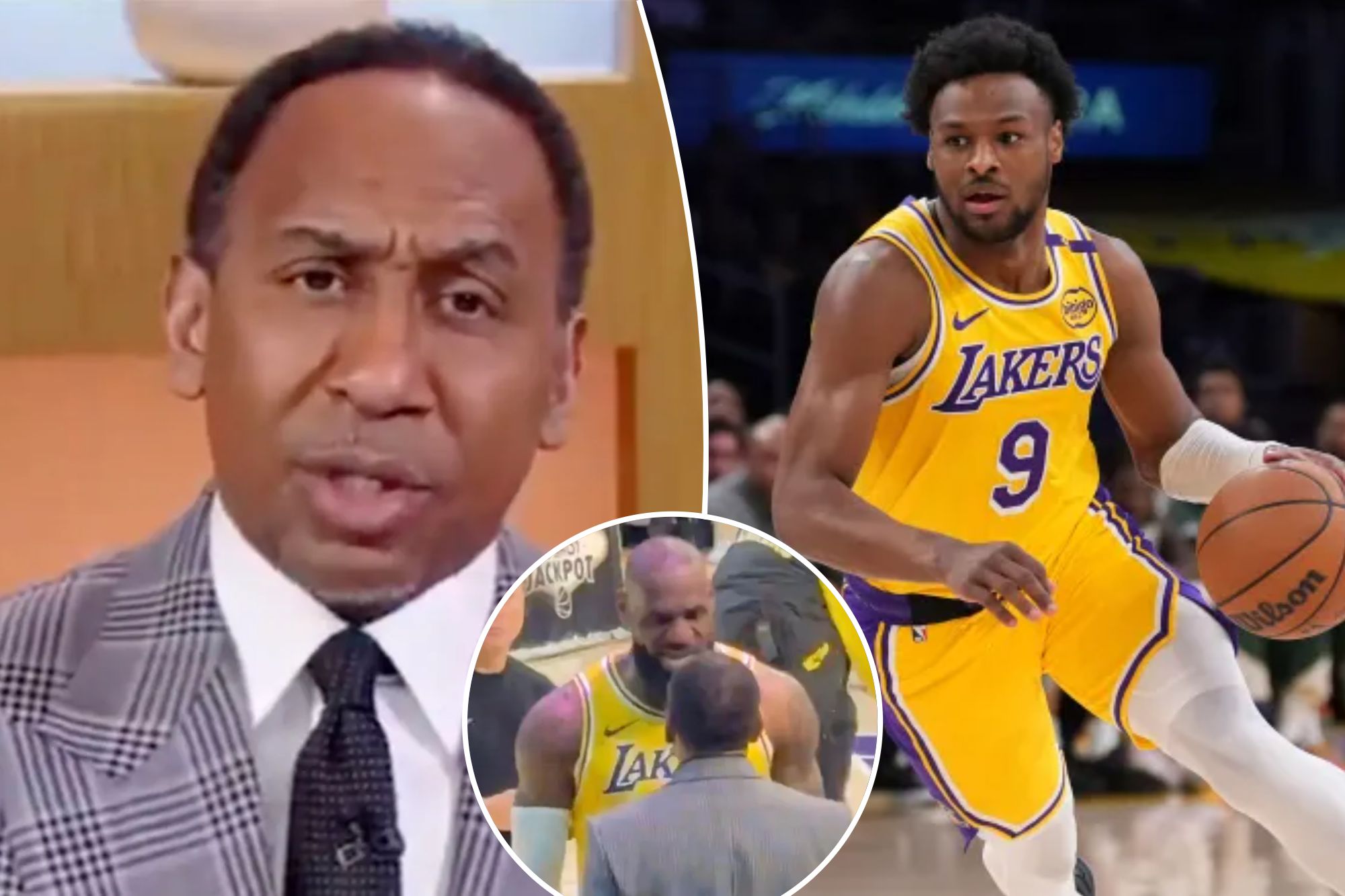 Stephen A. Smith reacts to Bronny’s careerhigh Lakers night after