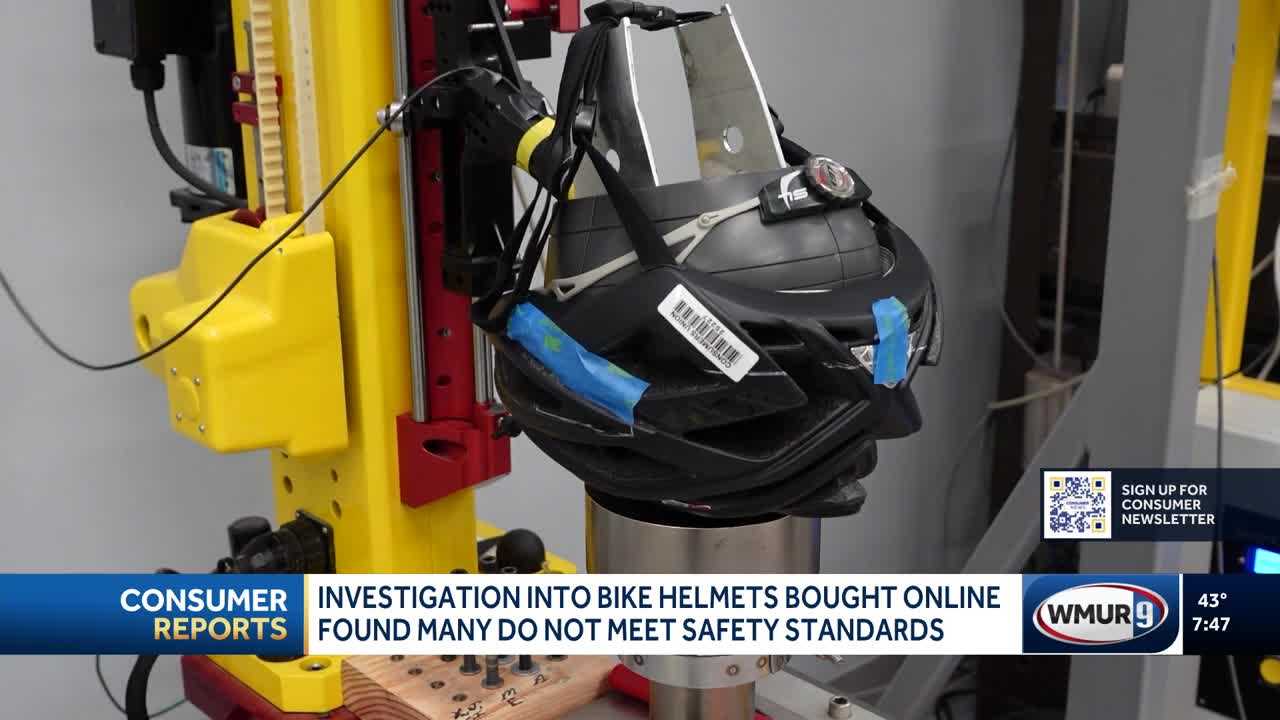 Online bike helmets may not meet safety standards, Consumer Reports finds