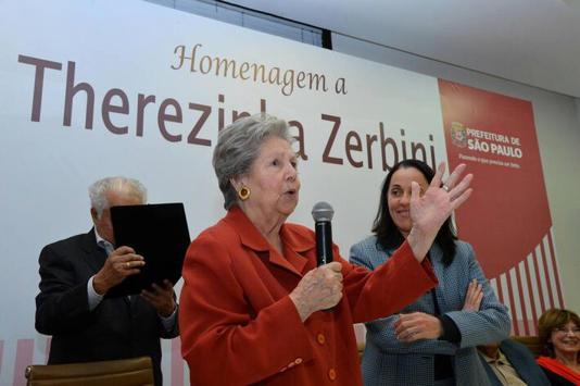 Therezinha Zerbini chegou a ficar presa durante seis meses em 1970, período em que conviveu com a hoje presidente Dilma Rousseff no Presídio Tiradentes Foto: Fernando Pereira/Secom SP