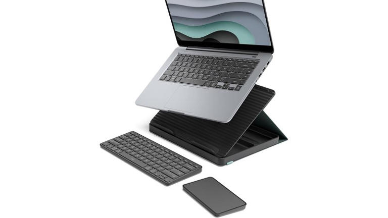 The Logitech Casa comes with input accessories. Logitech
