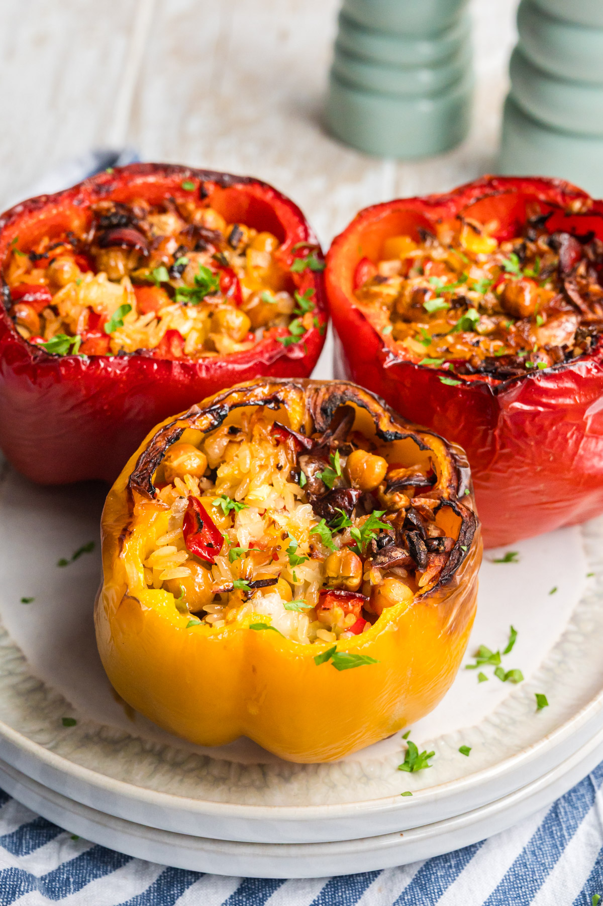 Gefüllte Paprika aus dem Airfryer