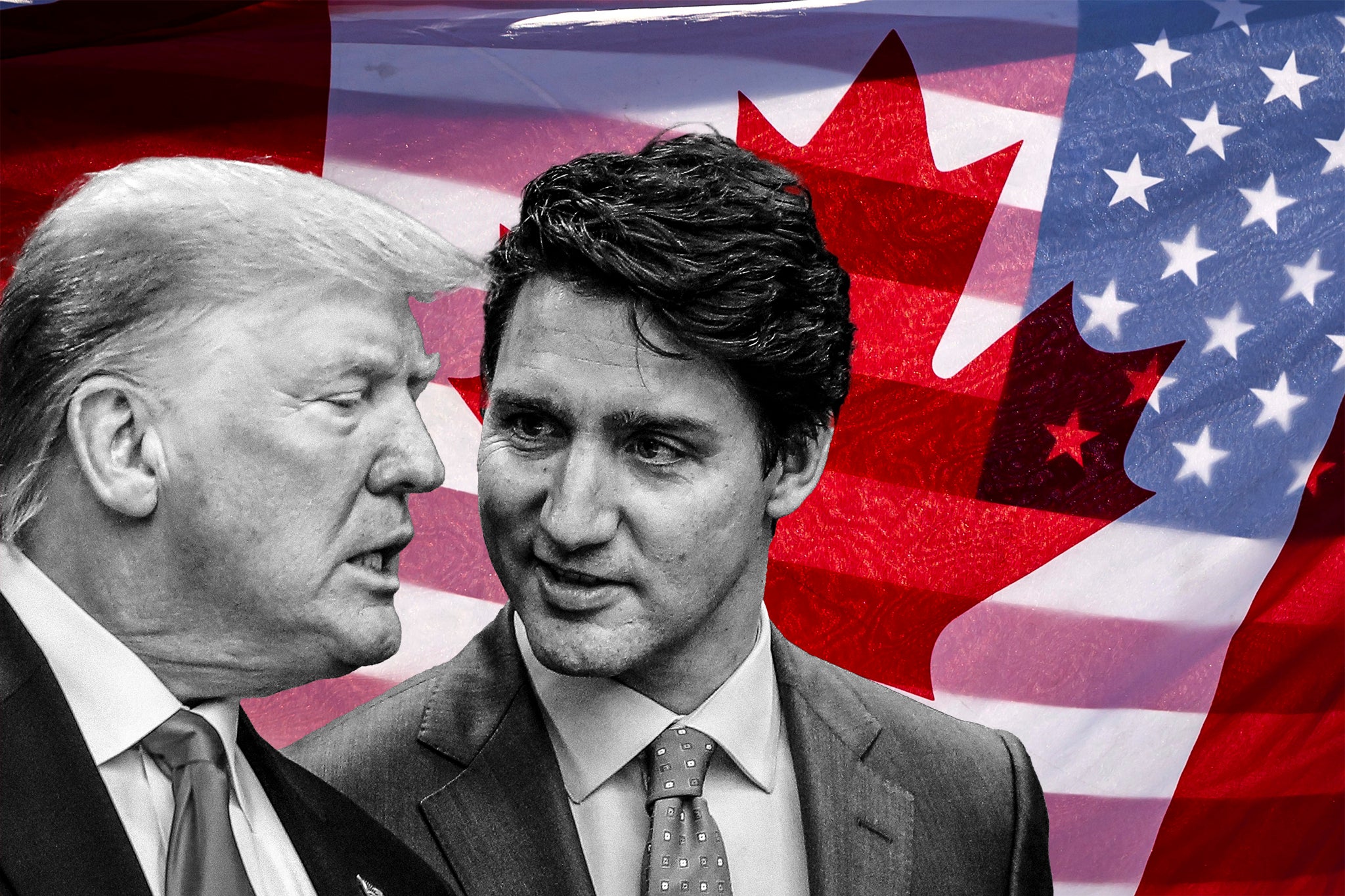 Donald Trump’s threats to make Canada the 51st state of America have bolstered the Liberal Party’s fortunes after Justin Trudeau stepped down as prime minister (AP)