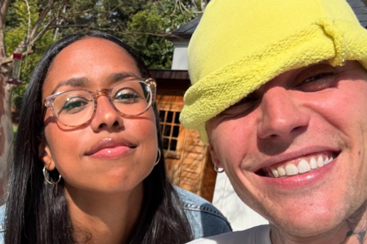 Justin Bieber in good spirits as he jams with rising star Jensen McRae