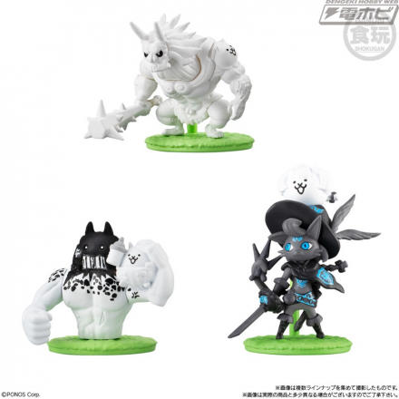 にゃんこ大戦争　フィギュア　4セット　ネコムート　にゃんこ城　他 人気のネコたちをフィギュア化した『にゃんこ大戦争』の食玩