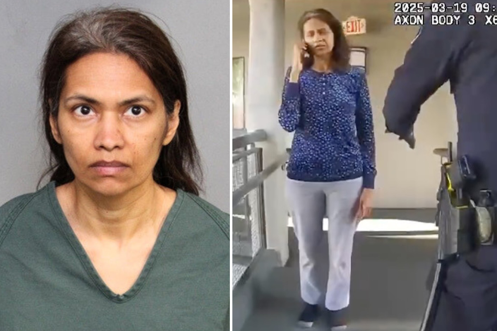 Mother who allegedly slit son’s throat and left his body surrounded by(01)