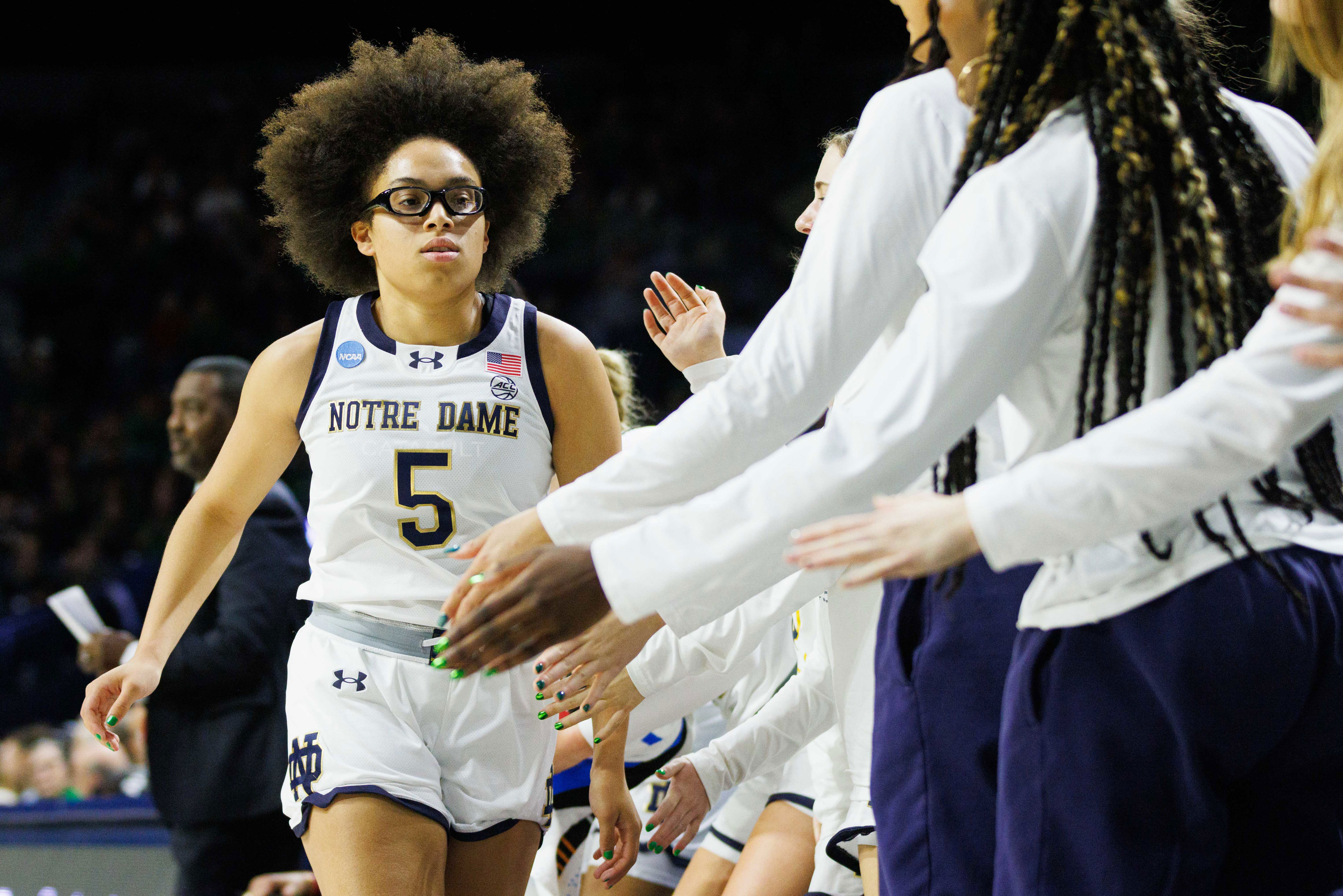 Notre Dame women's basketball guard Olivia Miles: Remains on the mend
